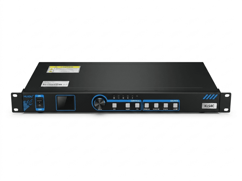 All processors VP-X1 · 4K seamless switcher with 4-in, 2-out and PIP support.