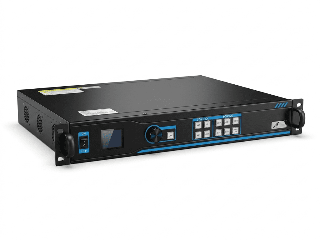 All processors VP-X5 · Multi-window splicer, 16M pixels across one canvas.