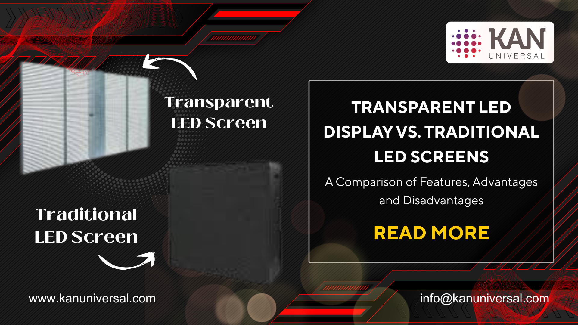 transparent led display
