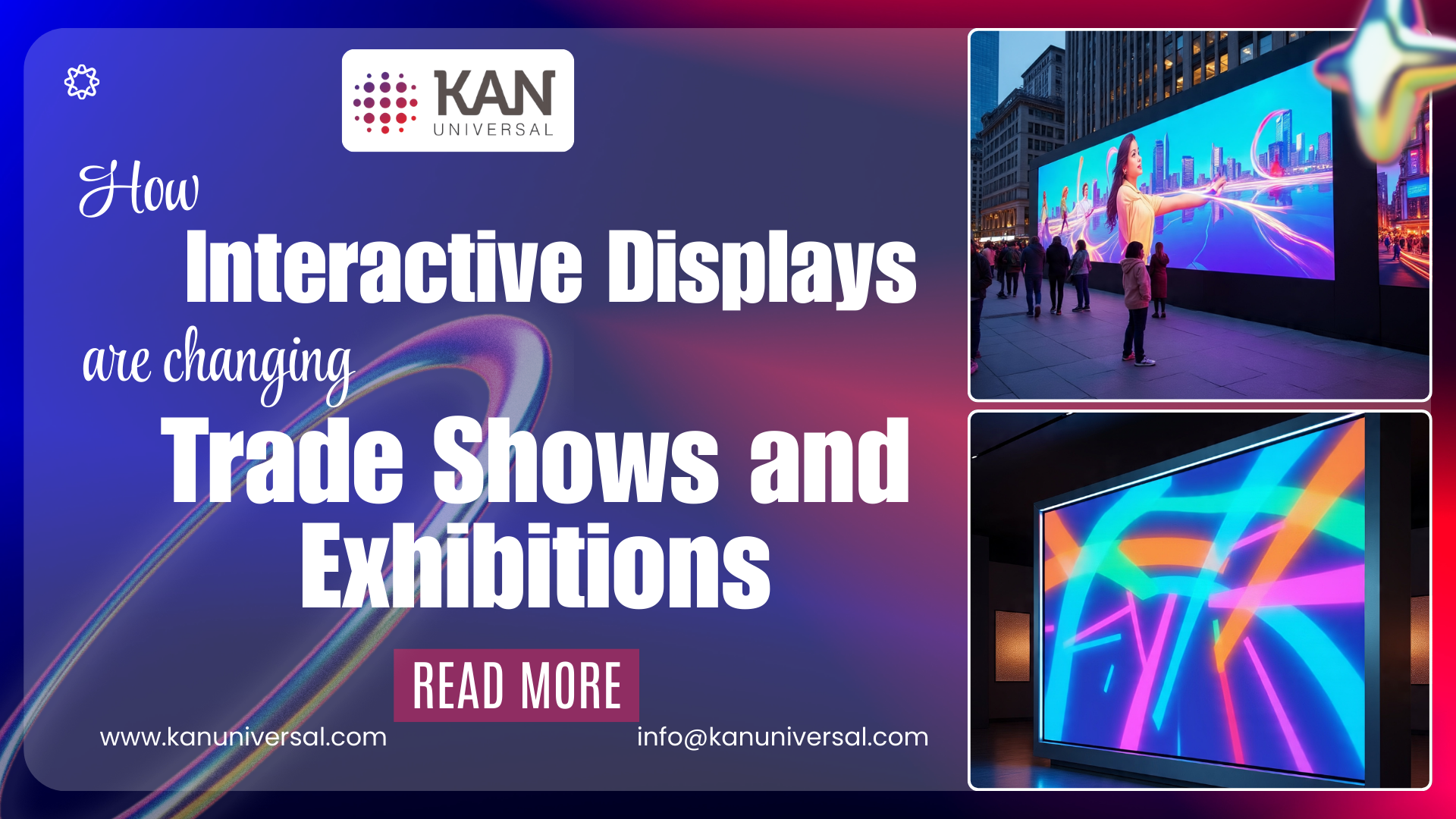 How Do Dynamic Interactive Displays Elevate the Impact of Trade Shows and Exhibitions?