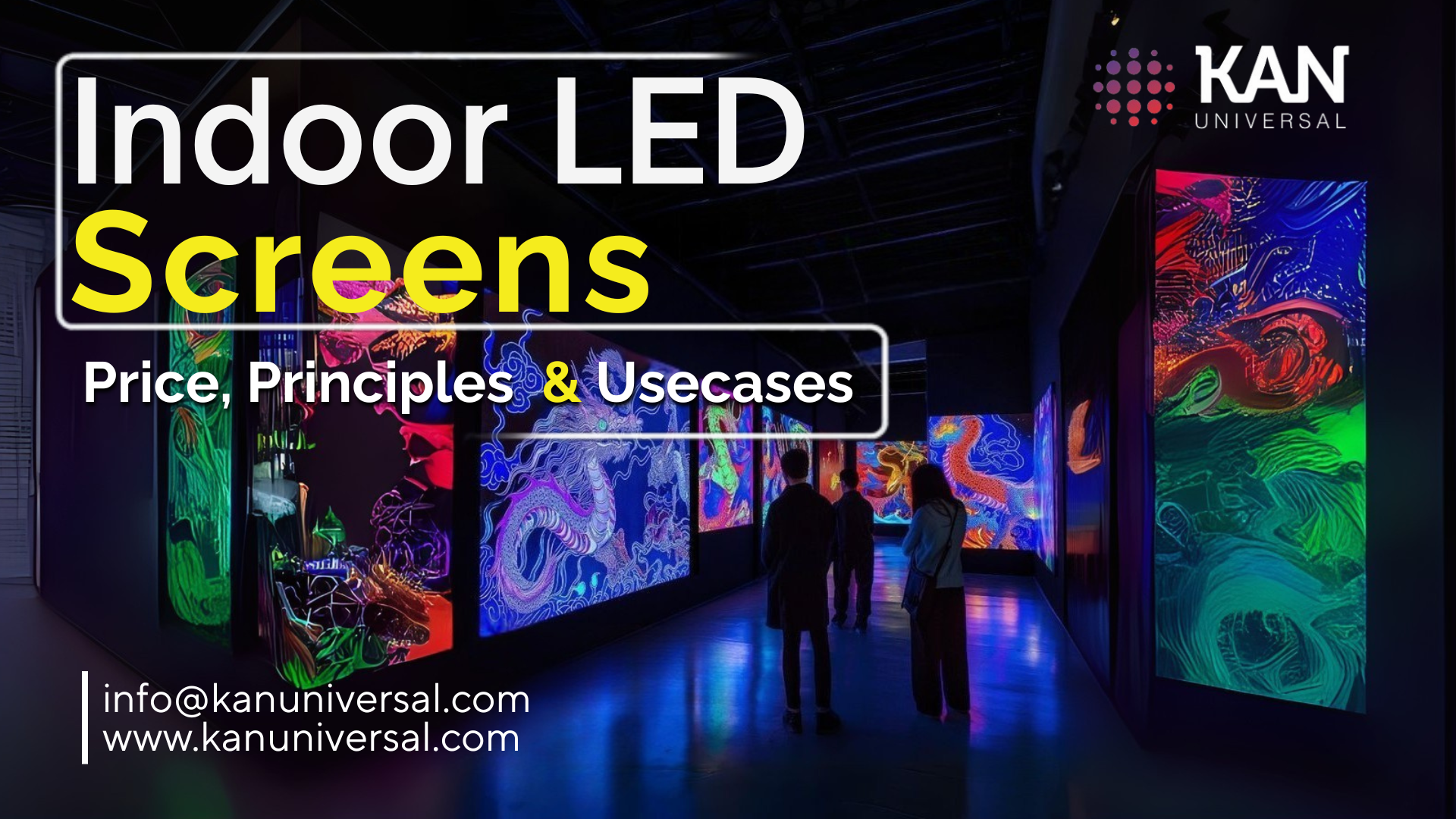 Indoor LED Screens in India: Price, Principles & Key Use Cases